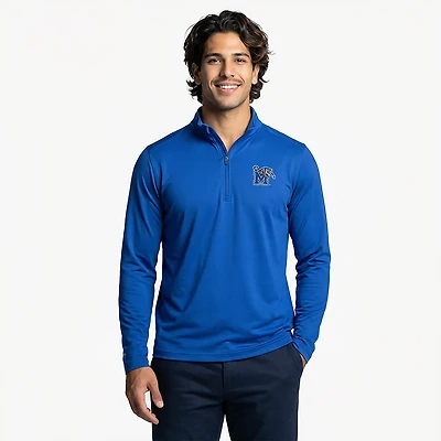 Antigua Men's Memphis Tigers Tribute Quarter Zip Pullover