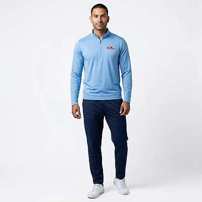 Antigua Men's Ole Miss Rebels Tribute Quarter Zip Pullover