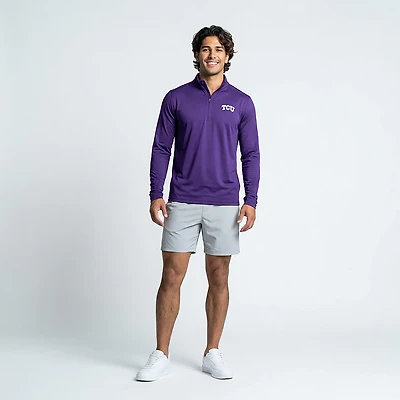 Antigua Men's Texas Christian Horned Frogs Tribute Quarter Zip Pullover