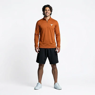 Antigua Men's Texas Tribute 1/4 Zip Lightweight Long Sleeve Pullover