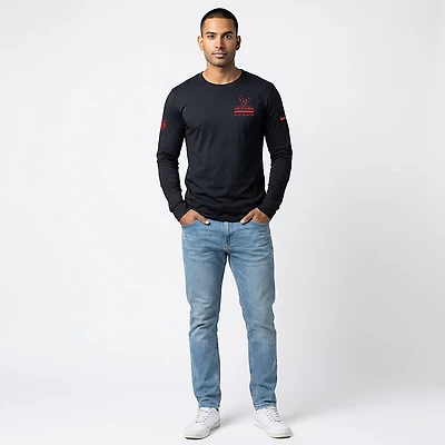 Nike Men's Houston Texans Dri-FIT TM Issue Crew Long Sleeve T-shirt