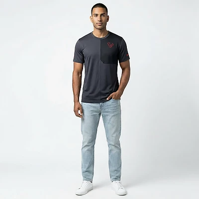 Nike Men's Houston Texans Dri-FIT Coach UV Short Sleeve T-shirt