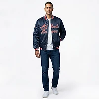 Starter Men's Atlanta Braves Closer Reversible Long Sleeve Jacket