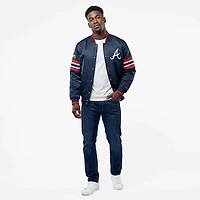 Starter Men's Atlanta Braves Scout I Varsity Long Sleeve Jacket