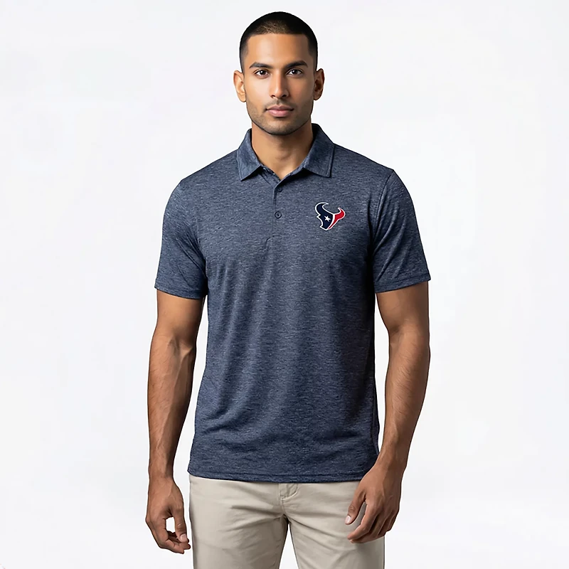 Antigua Men's Houston Texans Par 3 Polo Shirt