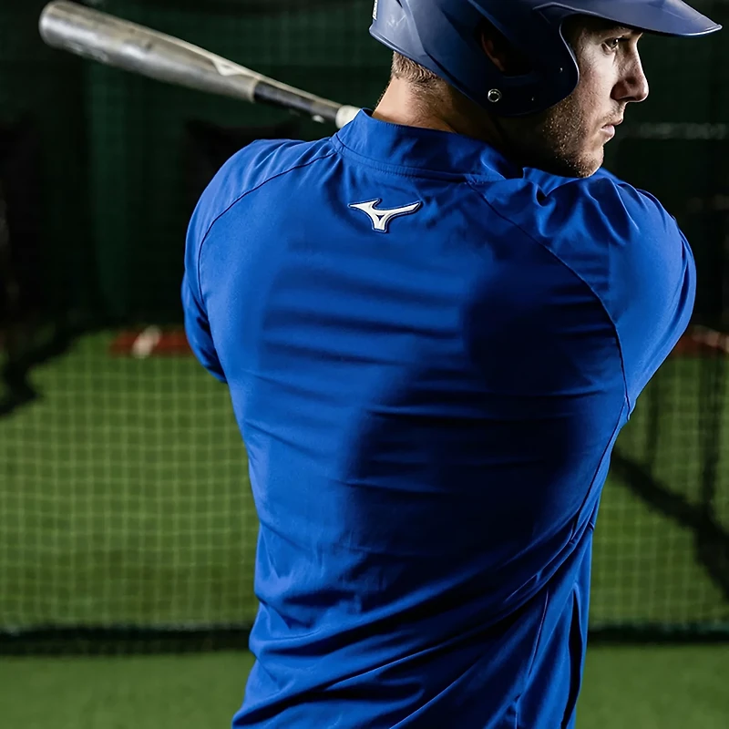 Mizuno Adults' Game Time Long Sleeve Baseball Hitting Jacket
