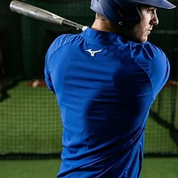 Mizuno Adults' Game Time Long Sleeve Baseball Hitting Jacket