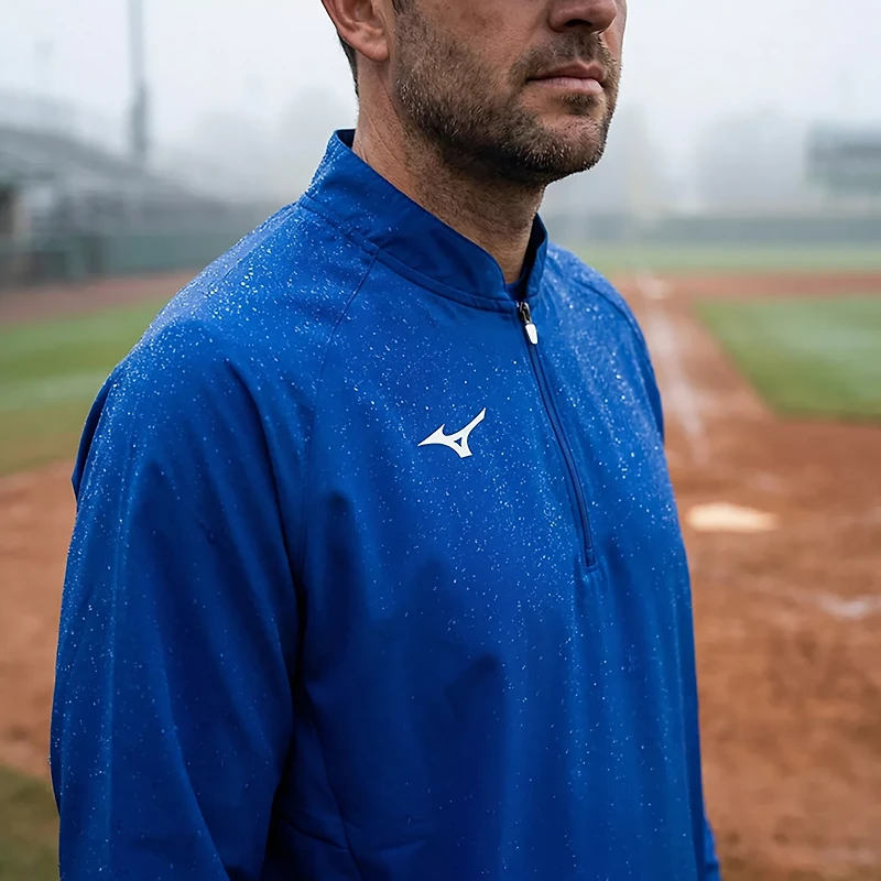 Mizuno Adults' Game Time Long Sleeve Baseball Hitting Jacket