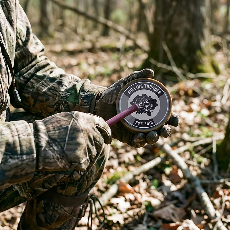 Rolling Thunder Thunderdome Crystal Pot Call with Purpleheart Striker