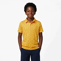 BCG Boys' Golf Game Motif Short Sleeve Polo Shirt
