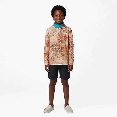 Magellan Outdoors Boys' Mossy Oak Coastal Gaiter Hoodie