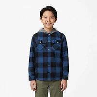 Magellan Outdoors Boys' Campfire Flannel Hoodie