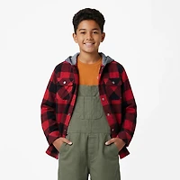 Magellan Outdoors Boys' Campfire Flannel Hoodie