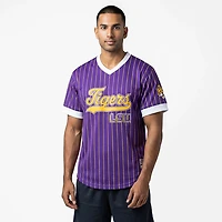 Mitchell & Ness Men's LSU Double Play Primary Logo Baseball Jersey