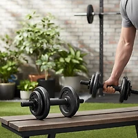 CAP Barbell 40 lb Cast Iron Dumbbell Set