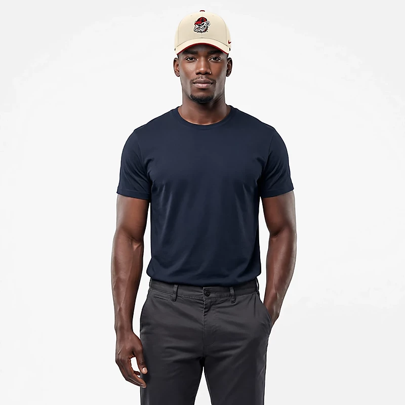 Nike Men's Georgia Dri-FIT Rise Legacy Vault Logo Structured Adjustable Cap