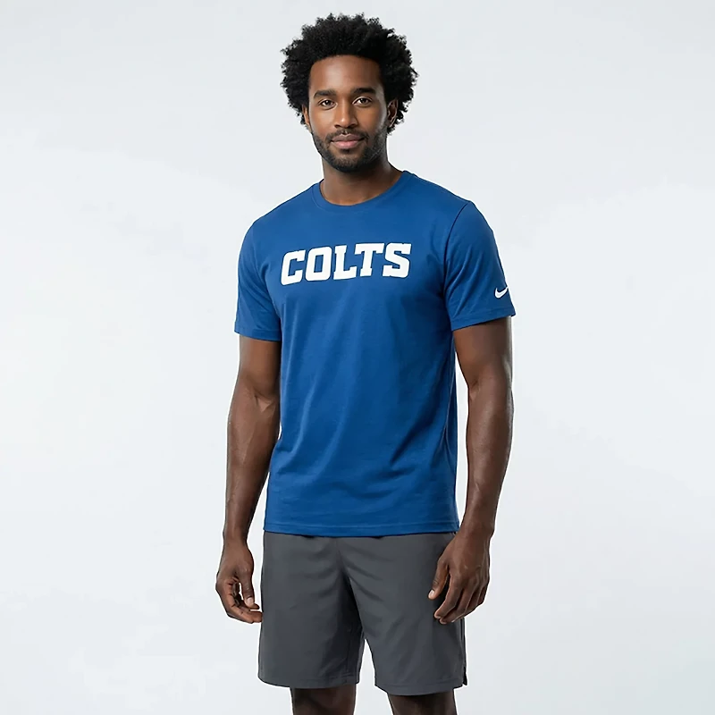 Nike Men's Colts Wordmark Essential T-shirt