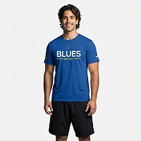 Fanatics Men's Blues Authentic Pro Primary T-shirt