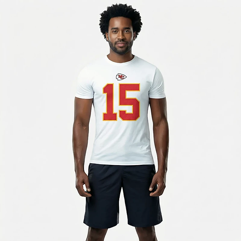 Nike Men's Kansas City Chiefs Patrick Mahomes Name and Number Short Sleeve T-shirt