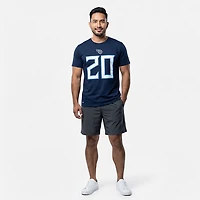 Nike Men's Titans Tony Pollard Inline Player Name & Number T-shirt