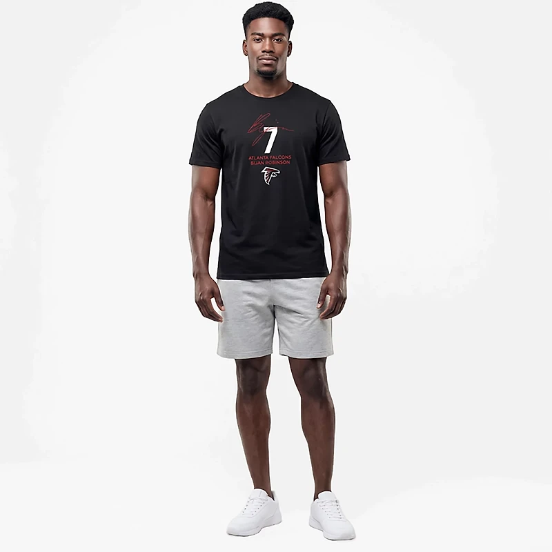 Nike Men's Falcons Bijan Robinson #7 Local Player Name & Number T-shirt