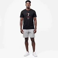 Nike Men's Falcons Bijan Robinson #7 Local Player Name & Number T-shirt