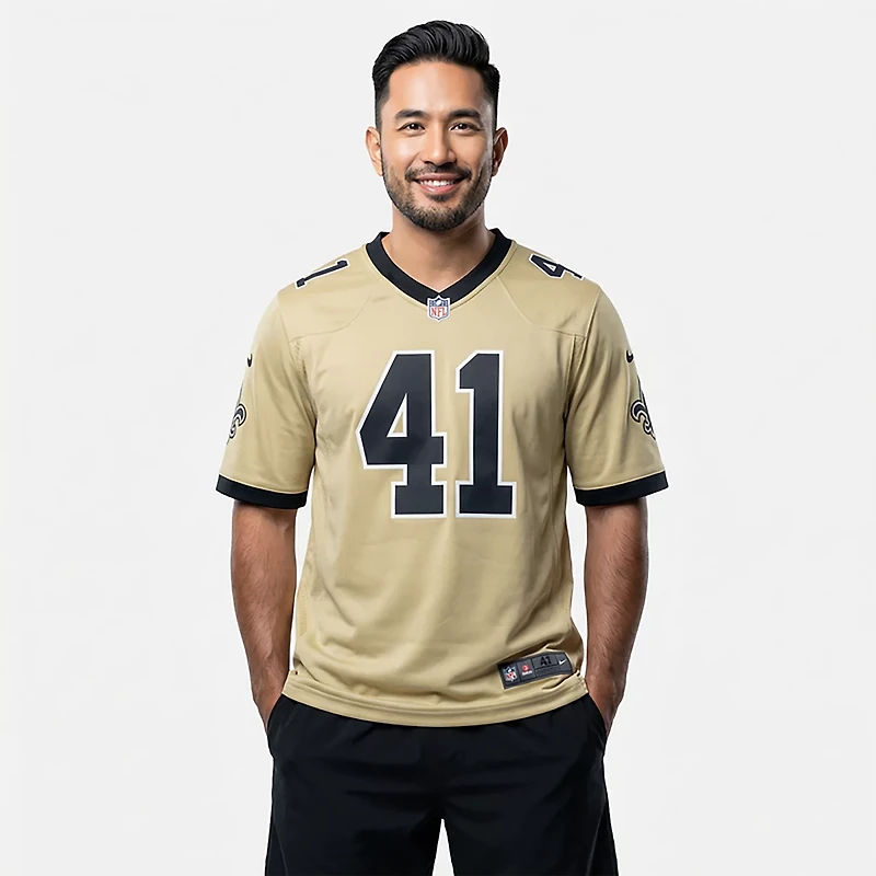 Nike Men's New Orleans Saints Alvin Kamara #41 Alternate Jersey