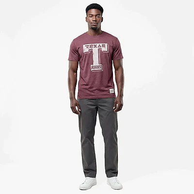 WILDCAT Retro Men's Texas A&M Block T-shirt