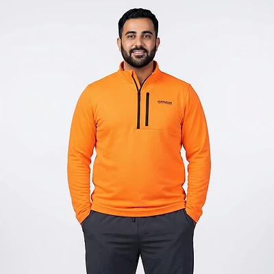 Magellan Outdoors Men's HuntGear Crockett 1/4 Zip Long Sleeve Pullover