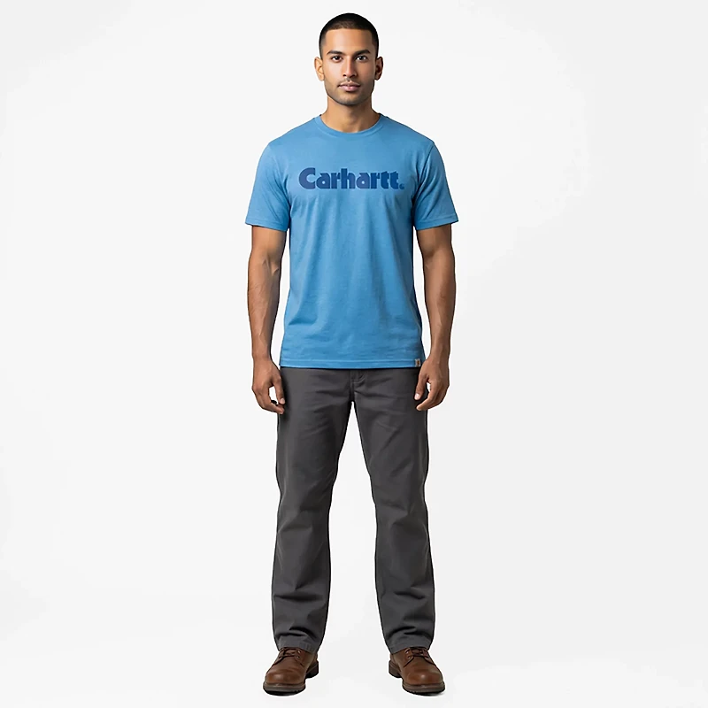 Carhartt Men's Relaxed Fit Lightweight Short Sleeve Logo Graphic T-shirt