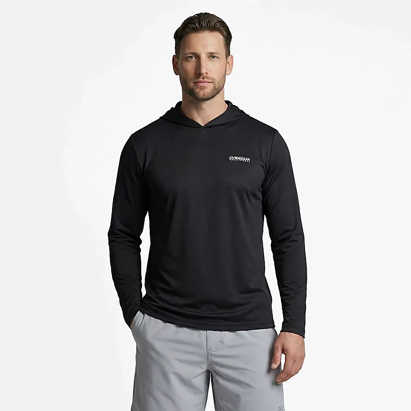 Magellan Outdoors Men's HuntGear Eagle Pass Long Sleeve Tech Mesh Hooded Shirt
