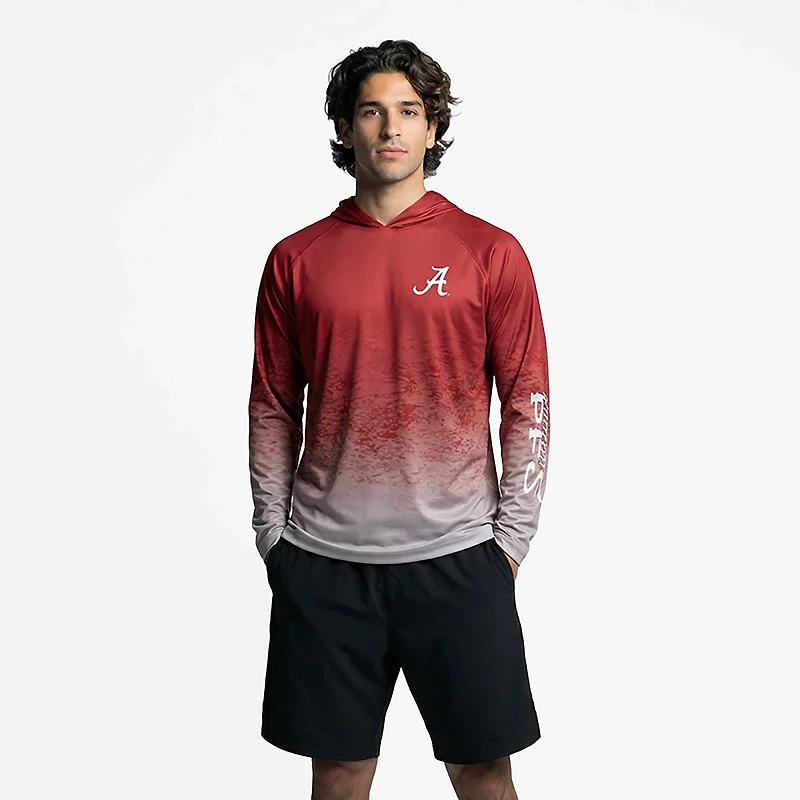 Columbia Sportswear Men's Alabama Crimson Tide Collegiate PFG Super Terminal Tackle Hoodie