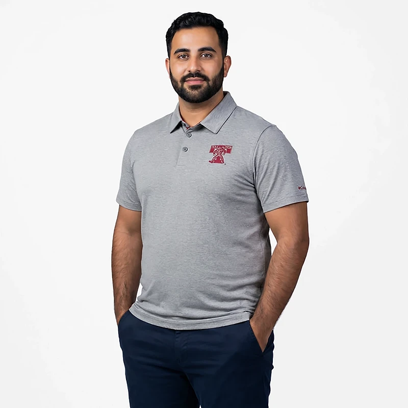 Columbia Sportswear Men's Texas A&M CLG Vault Tech Trail Polo Shirt