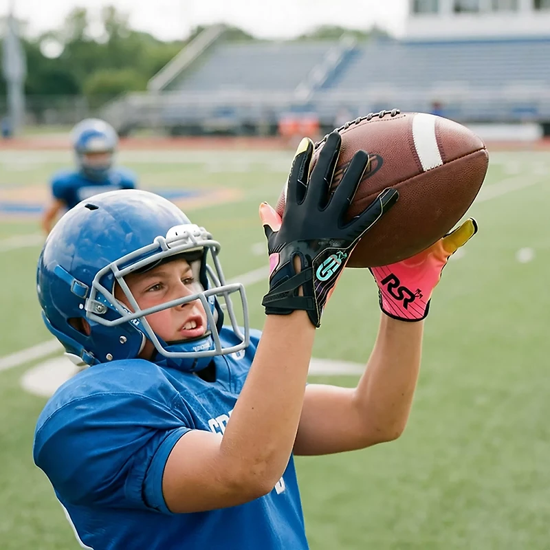 Grip Boost Boys' Rosenhaus Stealth 6.0 Football Gloves