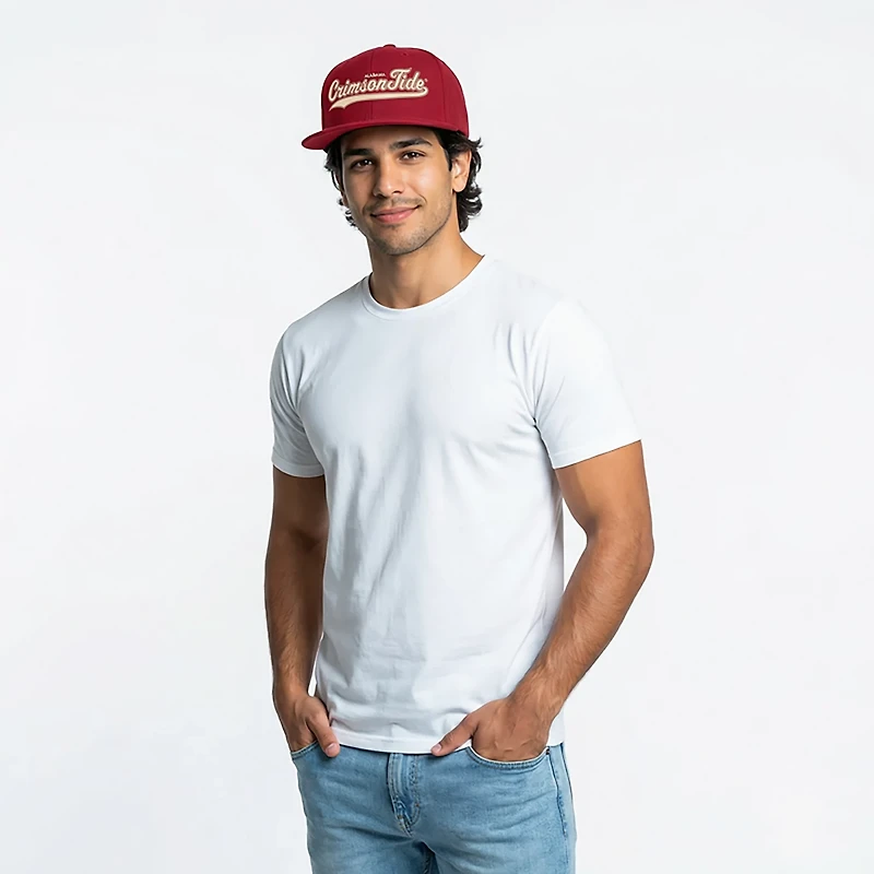 Mitchell & Ness Adults' Alabama Crimson Tide Tailsweep PC Snapback Cap