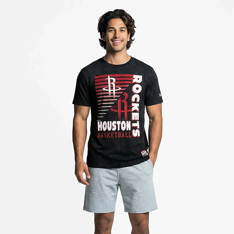 New Era Men's Rockets Enzyme Washed T-shirt