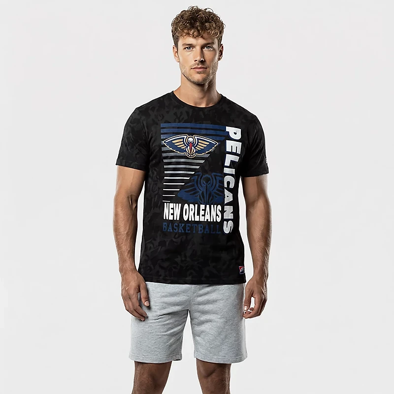 New Era Men's Pelicans Enzyme Washed T-shirt