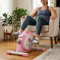 Sunny Health & Fitness 2-in-1 Under Desk Smart Mini Exercise Bike