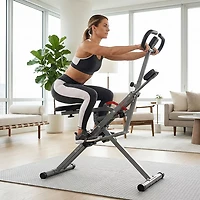 Sunny Health & Fitness Row-N-Ride Squat Assist Trainer