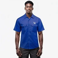 Antigua Men's Kentucky Wildcats Game Day Fishing Shirt