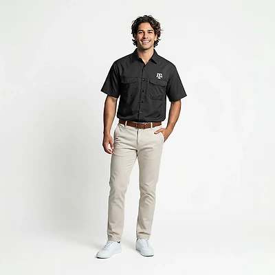 Antigua Men's Texas A&M Aggies Game Day Fishing Shirt