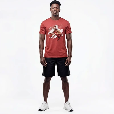 500 Level Men's Houston Rockets Alperen Şengün Stripes Short Sleeve T-shirt