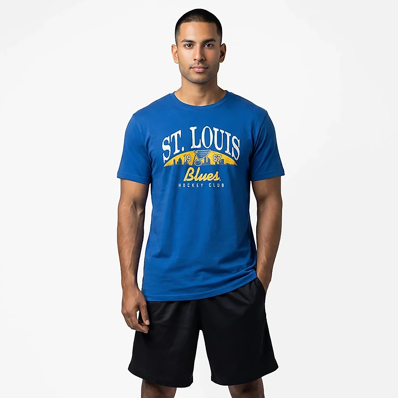 Fanatics Men's St. Louis Blues Native Nostalgia Legacy Cotton Short Sleeve T-shirt