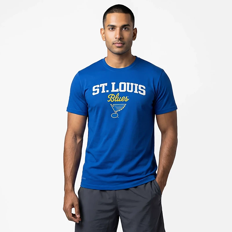 Fanatics Men's St. Louis Blues Trip Legacy Cotton Short Sleeve T-shirt