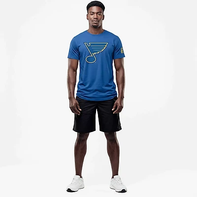 Fanatics Men's St. Louis Blues Hat Trick Legacy Cotton Short Sleeve T-shirt