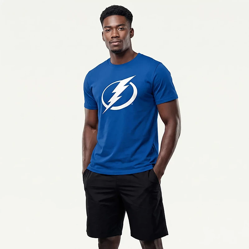 Fanatics Men's Tampa Bay Lightning Hat Trick Legacy Cotton Short Sleeve T-shirt
