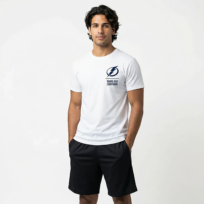 Fanatics Men's Tampa Bay Lightning Crash the Net Legacy Cotton Short Sleeve T-shirt
