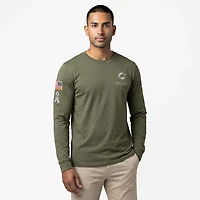 Nike Men's Dolphins Salute to Service Long Sleeve T-shirt