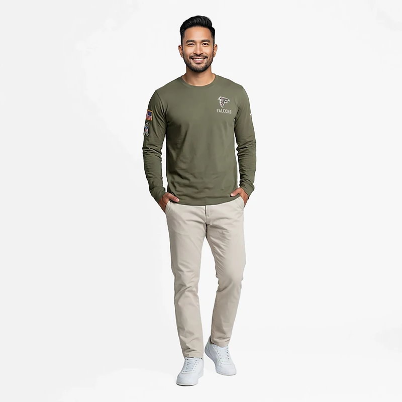 Nike Men's Falcons Salute to Service Long Sleeve T-shirt