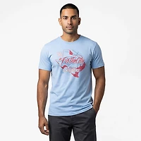 47 Houston Blue For The City State Franklin T-shirt